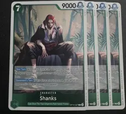 4x Shanks OP14-027 R - One Piece TCG English Playset The Azure Sea's Seven - Image 1