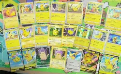 Pokemon Pikachu 22 Card Set + Bonus Japanese Trading Cards Collection - Image 1
