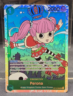 OP12-034 Perona FOIL Super Rare A Legacy of the Master One Piece Near Mint Card - Image 1