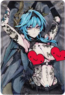 ACG Hentai sexy Card - Eula (punk) - Genshin Impact - Foil Ѡ sexy waifu - Image 1