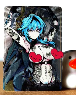 ACG Hentai sexy Card - Eula (punk) - Genshin Impact - Foil Ѡ sexy waifu - Image 4