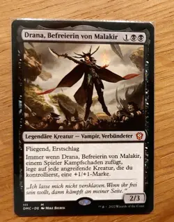 MTG Magic: Drana, Befreierin von Malakir, Liberator of Malakir, DEUTSCH Vampir - Image 1