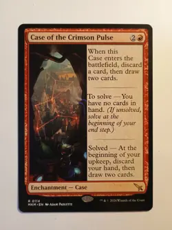 Case of the Crimson Pulse 0114 Mtg Magic The Gathering Regular Rare MKM NM - Image 1