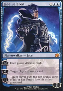 Jace Beleren PREMIUM / FOIL PROMO - Magic Mtg - - Image 1