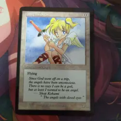 ANGEL TOKEN MTG MAGIC THE GATHERING MINAGISHI JUN 715061 - Image 1