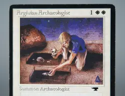 MTG Argivian Archaeologist Antiquities AQ ATQ MAGIC The Gathering 567073 - Image 2