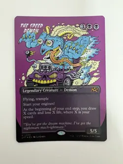 The Speed Demon Foil Showcase MTG Magic the Gathering Card NM Near Mint DFT - Image 1