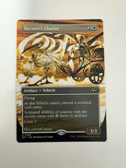 Skyseer’s Chariot Borderless MTG Magic the Gathering Card NM Near Mint DFT - Image 1