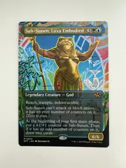Sab-Sunen Luxa Embodied Borderless MTG Magic the Gathering Card NM Near Mint DFT - Image 1