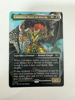 Caradora Heart of Alacria Borderless MTG Magic the Gathering Card NM Mint DFT - Image 1