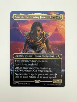 Samut the Driving Force Borderless MTG Magic the Gathering Card NM Near Mint DFT - Image 1