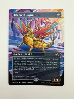 Lifecraft Engine Borderless MTG Magic the Gathering Card NM Near Mint DFT - Image 1