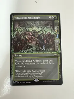 Valgavoth’s Onslaught Showcase MTG Magic the Gathering Card NM Near Mint DSK - Image 1