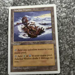 Adarkar Wastes- Fifth Edition- Regular MTG Magic The Gathering Moderately Played - Image 1