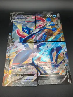 Greninja V-Union SWSH155 156 157 158 Sword & Shield Promo Set NM Pokemon - Image 1