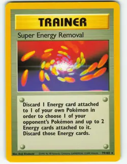 Super Energy Removal - 79/102 Base Set - Pokemon TCG - 1999 - Image 1
