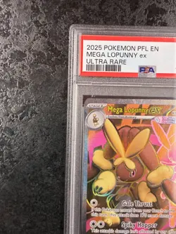 2025 POKEMON PHANTASMAL FLAMES EN MEGA LOPUNNY ex ULTRA RARE #115💎 PSA 9 - Image 3