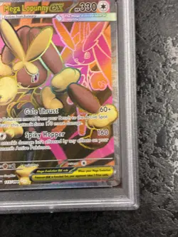 2025 POKEMON PHANTASMAL FLAMES EN MEGA LOPUNNY ex ULTRA RARE #115💎 PSA 9 - Image 5