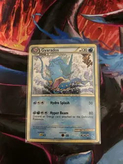 Gyarados 30/30 Holo LP HGSS Trainer Kit Gyarados & Raichu Pokemon TCG LP - Image 1