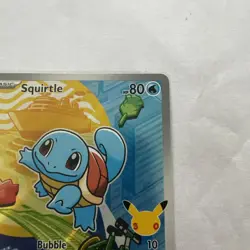 First Partner Illustration Squirtle 039 Promo Full Art Holo Pokemon TCG - Image 3