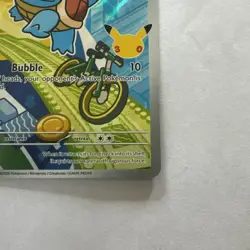 First Partner Illustration Squirtle 039 Promo Full Art Holo Pokemon TCG - Image 4