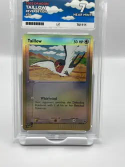 Pokemon TCG Taillow Reverse Foil 2003 EX Dragon ACE 7 Near Mint Pop 1 - Image 4