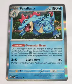 Feraligatr - 041/162 Temporal Forces Holo Rare Pokemon - NM/MINT - Image 1