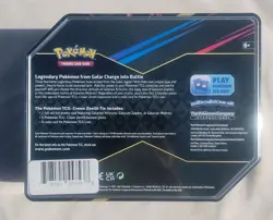 Pokemon TCG - Crown Zenith Tin [Galarian Moltres] - FACTORY SEALED - Image 2
