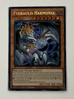 Fydraulis Harmonia Secret Rare 1st Edition Yu-Gi-Oh BLZD-EN024 - Image 1
