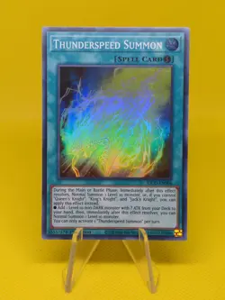 Yugioh - Thunderspeed Summon (KICO-EN006) - Super Rare 1st Edition - Image 1