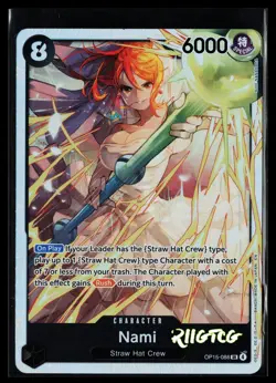 Nami OP15-086 Adventure on Kami's Island One Piece Foil NM - Image 1