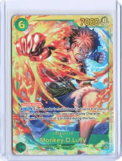 Monkey D. Luffy SEC OP13-118 One Piece Carrying On His Will English NM - Image 1