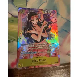 Bandai One Piece CCG Nico Robin EB03-055 Holo NM Alt Art - Image 1