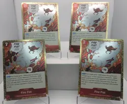 Fire Fist Playset OP15-020 x4 Adventure On Kami's Island One Piece TCG English - Image 1
