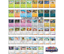 Pokemon Prismatic Evolutions Complete Set of all 100 C/UC/R Cards NM Lot - Image 4