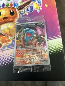 Pokemon TCG Destined Rivals Team Rockets Wobbuffet ETB Promo Card SV 203 - Image 1