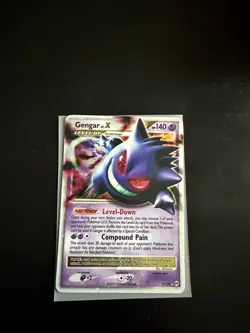 Pokemon Gengar LV.X Level-Up Card 97/99 Nintendo 2009 English Standard - Image 1