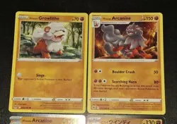 Growlithe & Hisuian Arcanine Pokemon TCG Mixed 4 Card Lot / Bundle - Image 2