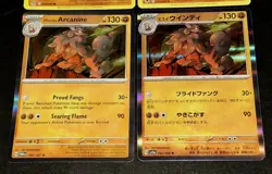 Growlithe & Hisuian Arcanine Pokemon TCG Mixed 4 Card Lot / Bundle - Image 3