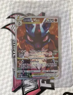 Pokemon Lucario VSTAR SWSH: Promo SWSH291 Holo VSTAR Card 270 HP TCG English - Image 1