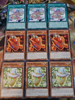 Yu-Gi-Oh @Ignister Cards Core Lot OP28 (9 COMMONS) NM A.I Land+Achichi+Pikari - Image 1