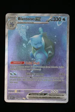 Blastoise ex 200/165 Alt Art SIR Scarlet & Violet 151 Pokemon TCG NM English - Image 1