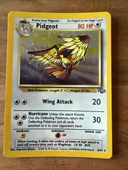 (Lot Of 2) Pokemon Jungle Holo Cards - Scyther 10/64 & Pidgeot 8/64 - LP / MP - Image 2