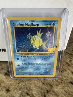 Pokemon TCG Shining Magikarp Plus Other Pokemon Celebration Cards Near Mint - Image 1