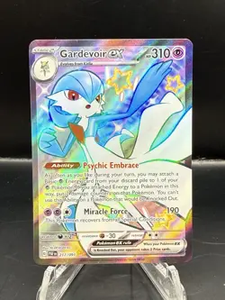 Gardevoir ex 217/091 Paldean Fates Shiny Ultra Rare Holo Pokemon Card NM/M - Image 1