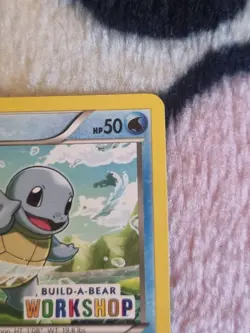Pokemon tcg Squirtle - 14/101 Build A Bear Workshop Stamped Promo Card - 2013 LP - Image 3