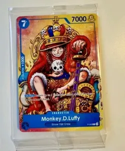 2024 One Piece (Monkey D Luffy) P-043 (SEALED CONVENTION PROMO) TCG Card English - Image 1
