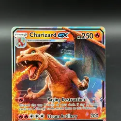 Pokemon TCG Charizard GX SM195 Promo Holo Dragon 250 HP Sm Set Card - Image 2