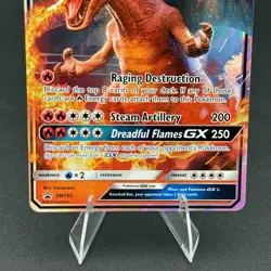 Pokemon TCG Charizard GX SM195 Promo Holo Dragon 250 HP Sm Set Card - Image 3