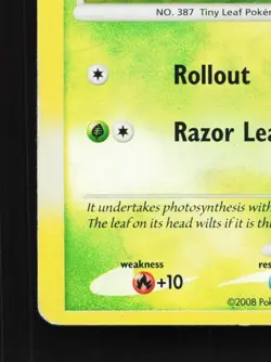 Turtwig 77/100 HP Majestic Dawn English Pokemon Card TCG - Image 2